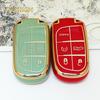 3 5 Buttons Soft Tpu Car Key Case Cover For Jeep Grand Cherokee Dodge Jcuv Dart Journey Chrysler 300C Fiat Remote Fob Keychain