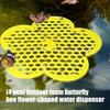 4PCs Floating Bees Watering Stations Platforms Garden Decoration Safe Landing Pads For Butterflies Pollinators In Pond