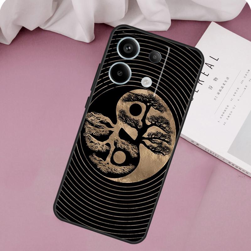 

Чехол Древо Жизни Инь Ян для Xiaomi Redmi Note 14 Pro 13 12 11 10 9 11S 12S Redmi 15 14C 10C 12C 13C 15C Redmi 13C