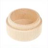 5/10PCS Round Wooden Wedding Ring Jewelry Trinket Box Baby Tooth Keepsake Wood Storage Container Case Gift Boxes Home Storage