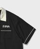 Discuss Athletic Half Sleeve Bowling Shirt Black