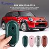 Leder Schlüssel Schutz Hülle Für BMW MINI J01 J05 U25 F65 F66 2024 Auto Fernbedienung Schlüssel Hülle Schale Zubehör Styling