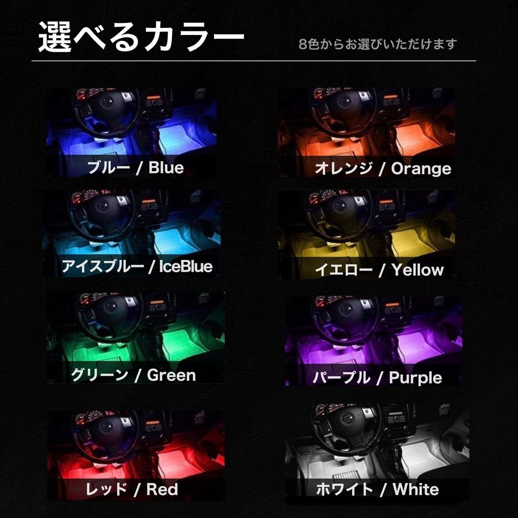 Letics LED Tape Light for Car Interior USB Powered Ambient