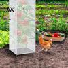 Fine Mesh Net for Backyard Gardens Garden Tomato Plant Cover Netting Square Cage, Bird with Outdoor Terrace Planting Zipper, Insect Barrier,