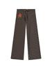 ASIF CALIE Stripe Star Wide Pants Black