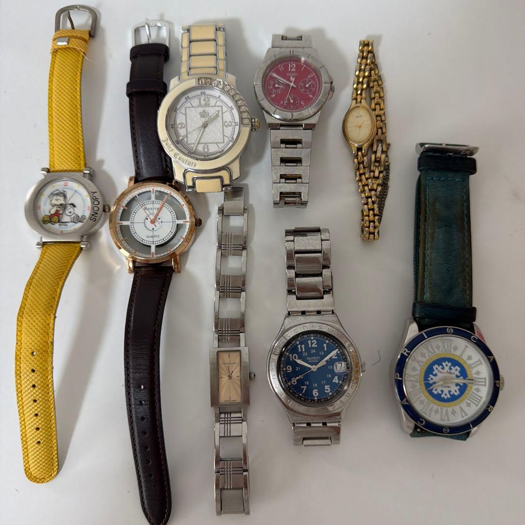 Used Summary of 8 watches including SEIKO