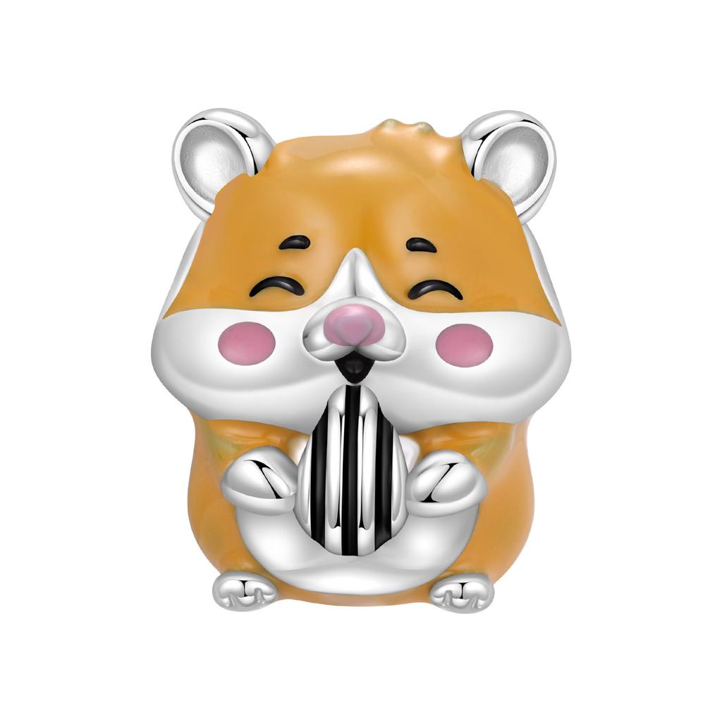 Orstarry 925 Silver Cute Rabbit Beads Charm Bracelet DIY Jewelry Trendy Gifts for Party