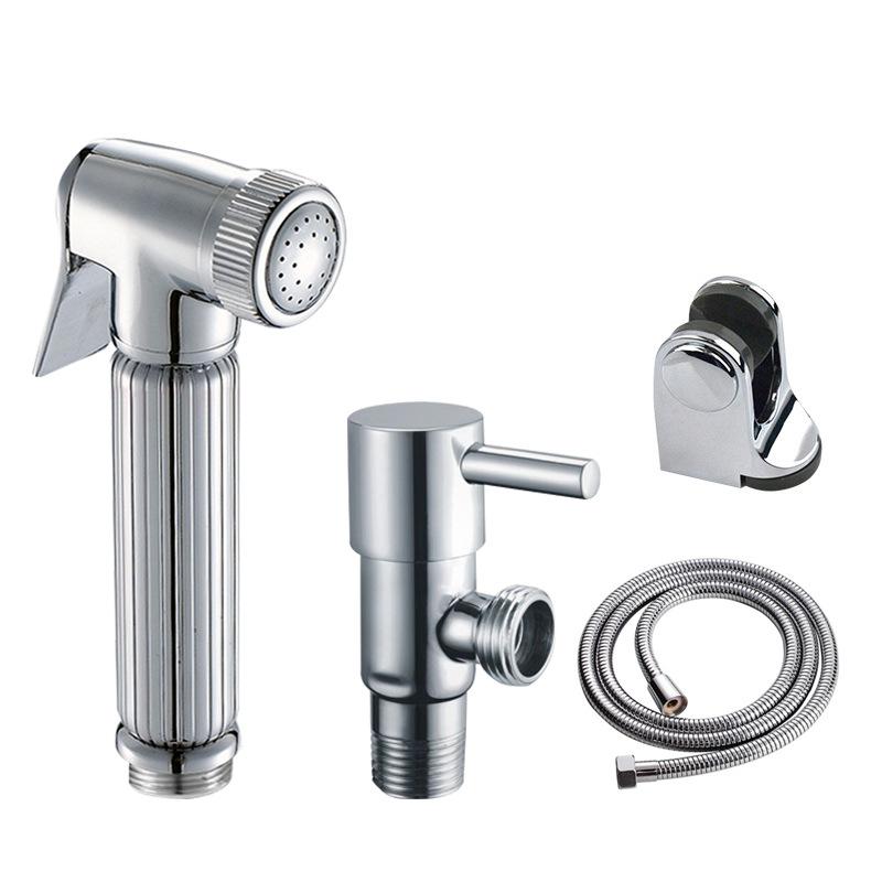 Toilet Bidet Sprayer Shower Shattaf Plastic Soft Choice Laser Gold Red Antique Oem Customized Head (White,Brass) белый