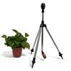 360-Grad Garten Automatischer Rotierender Rasensprenger Edelstahl Stativ Set Bewässerungsständer Wasserstrahl Garten Rasen Sprenger Werkzeug