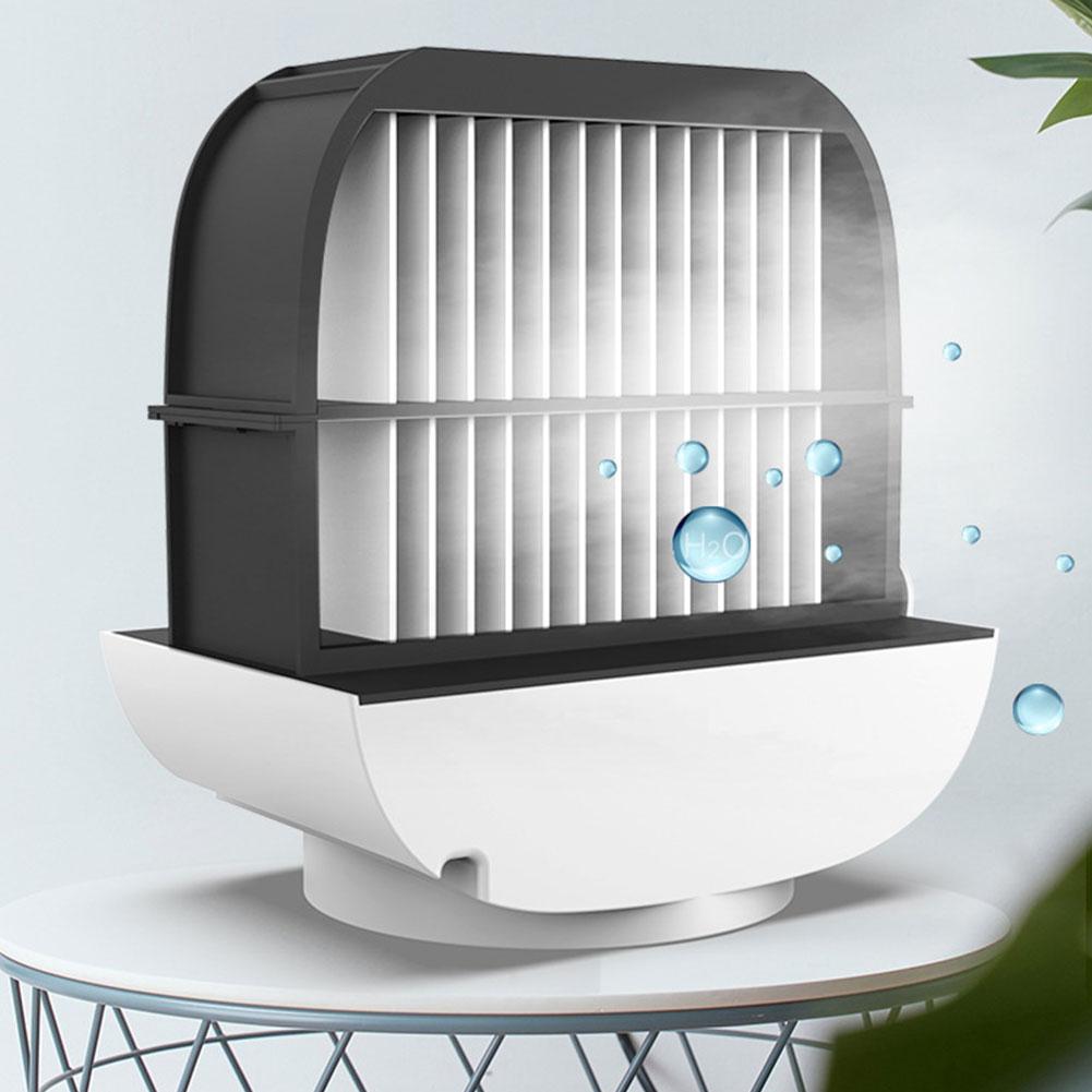 3 Speeds Desk Fan Portable Cooling Fan with Water Cooling Desk Cooling Fan for Studying and Working Mini Summer Cooling Desk Fan