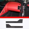 2pcs Real Carbon Fiber Door Panel Cover Trim Sticker For Jaguar F-type 2013-