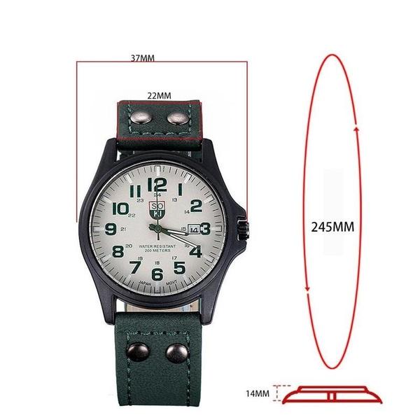 Koreanischer Modetrend SOKI Quarz-Persönlichkeit mit Kalender, mattes Leder, einfache Herren-Freizeituhr