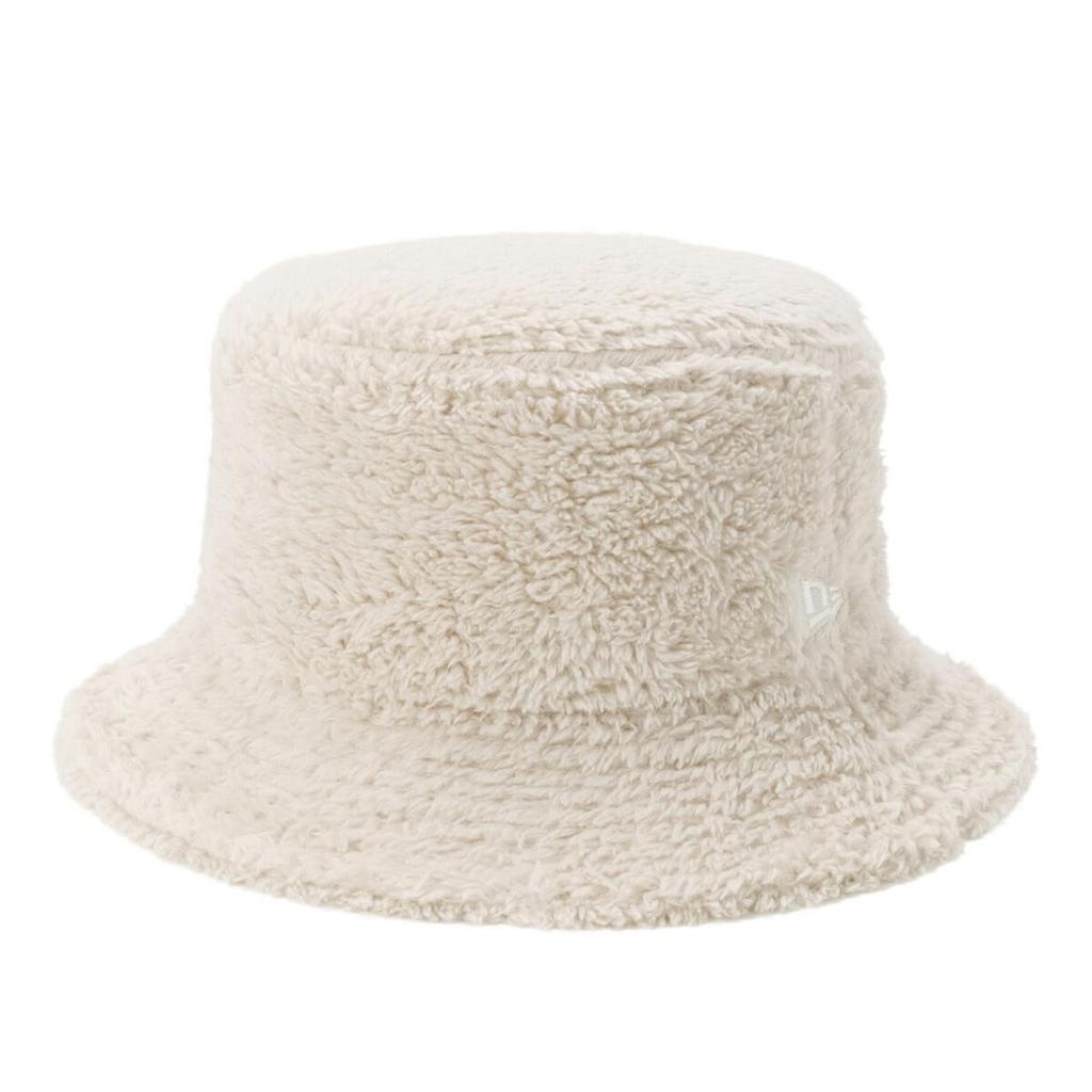[New Era] Hat Bucket Mink Fleece Boa Light Beige ML BUCKET01 MINK FLEECE SOLID BGE