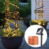 LED Solar Lights String Fairy Lights Outdoor Waterproof Lamp Christmas Garland for Holiday Party Wedding Decor Lights