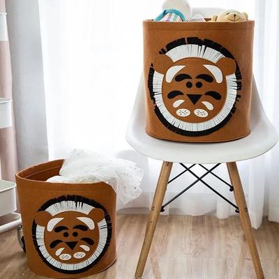 Panier de rangement en coton pour animaux, jouets pour enfants, vêtements, chaussures, organisateur d'articles divers, boîte de rangement pliante, armoire de maison, panier kawaii