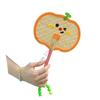 Q1FD Decorative Wheat Straw Hand Fan Outdoor Party Essential Photo Cooling Tool