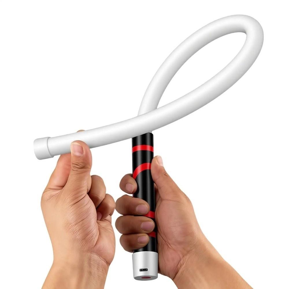 27Inch LED Flashlight Stick High Lumens 3 Brightness Modes Bendable LED Light Rechargeable Waterproof Automotive Lighting Tools