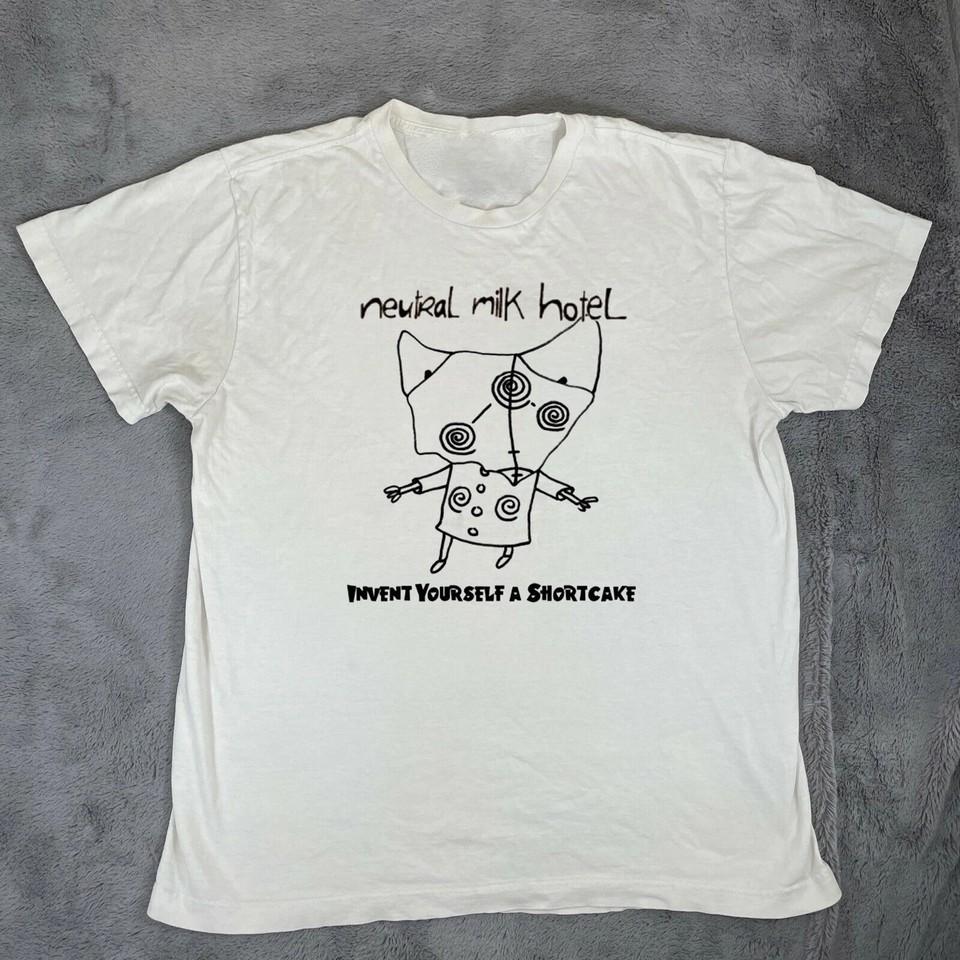 Neutral Milk Hotel Band Invent Yourself a Shortcake T Shirt Full Size S5XK1048 Unisex T-Shirt XXXL