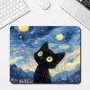 Small Anime Kawaii Black Cat Mouse Pad Cartoon Desk Mat Gaming Keyboard Table Mat Office Decor for PC Mouse Carpet Computer Game