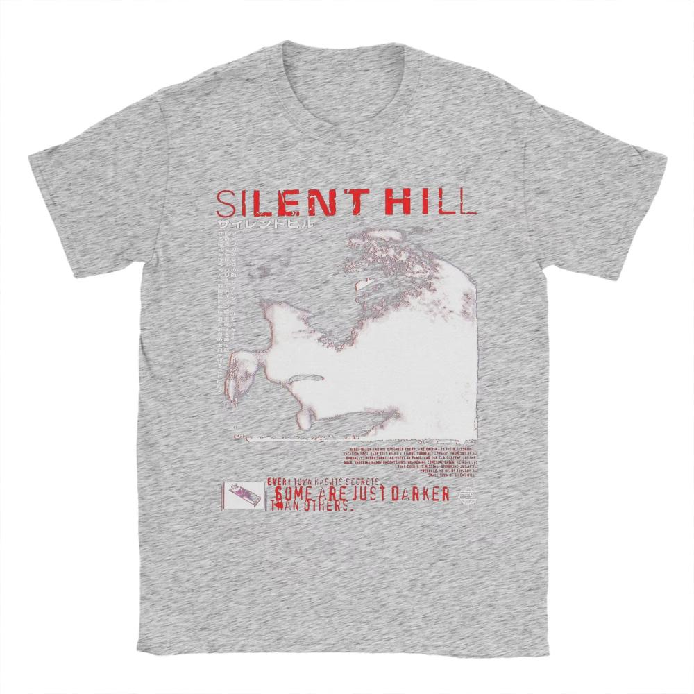 Mens Silent Hill 1 Game Printed T Shirts Cotton Clothing Funny Women Short Sleeve Round Collar Tee Shirt New Arrival TShirts