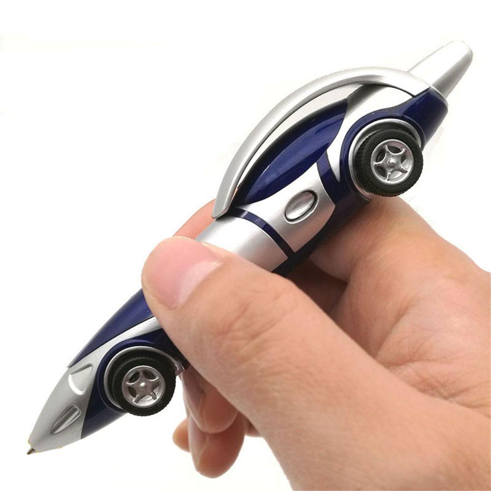 Ball Pen Child Gift Stationery Cartoon Car Shape Pen Racing Car Pen Ballpoint Pen Drawing Toys