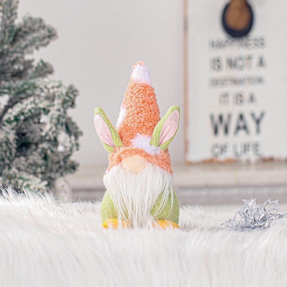 Decoration Crafts Party Bunny Plush Dwarf Home  Decoration Gnome Faceless Doll Easter Decorations