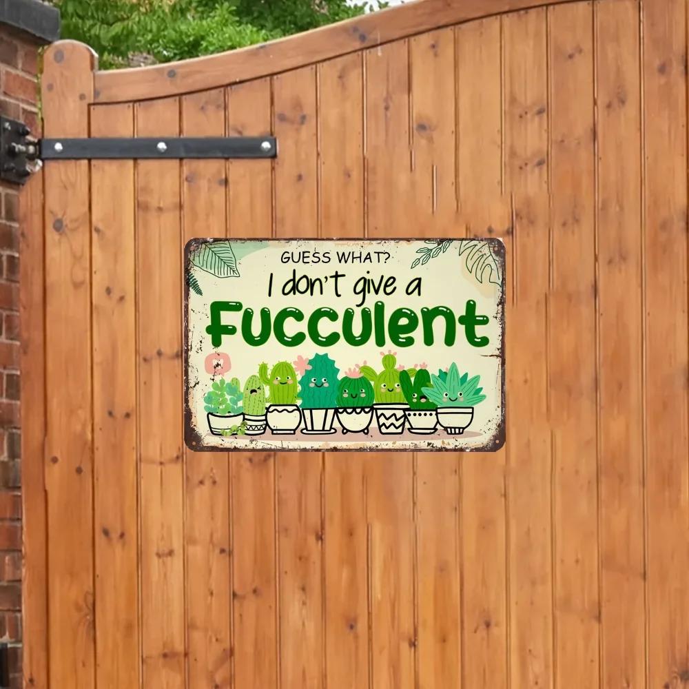 1pc Vintage Sign for Garden and Home Decor Hippie Wall Art Poster for Indoor and Outdoor Use