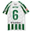 2026 Maglia da Calcio a Strisce Verdi e Bianche da Uomo Manica Corta Asciugatura Rapida Maglietta da Calcio Traspirante T-shirt Sportiva Uniforme da Allenamento di Squadra