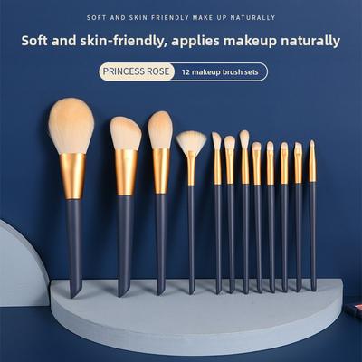 12-Piece Star Makeup Brush Set Eyeshadow Brush Setting Brush Eye Detail Blending Beauty Tool Set Contour Brush Blush Brush