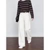 Basic House High-Waisted Wide-Leg Denim Trousers