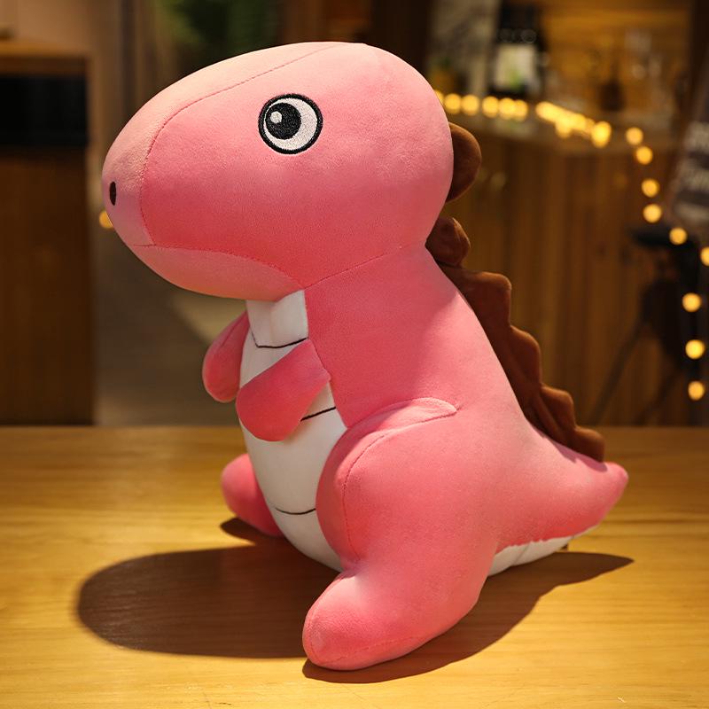 Entzückendes Dinosaurier-Stofftier: Tyrannosaurus Rex, Triceratops, Velociraptor Kinderkissenpuppe