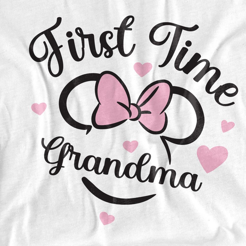 Minnie Mouse Unisex Adult First Time Grandma T-Shirt