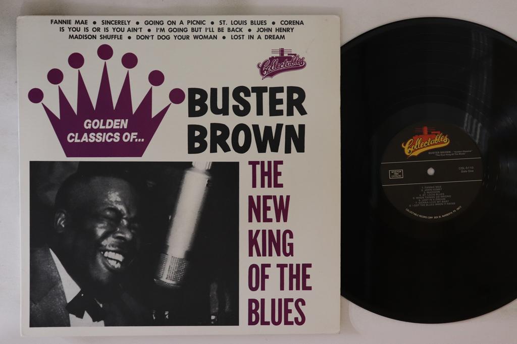 LP Record BUSTER BROWN - New King Of The Blues COL5110 COLLECTABLES 1987 US Blues Used