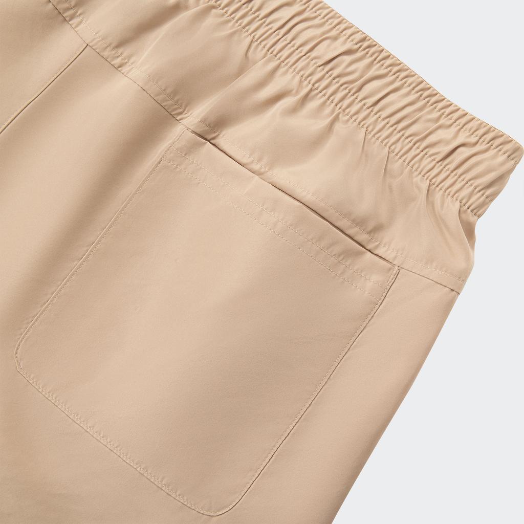 Adidas Sport Performance SS24 Logo Print Drawstring Quick-Dry Sports Shorts Men Shorts Beige JD5238