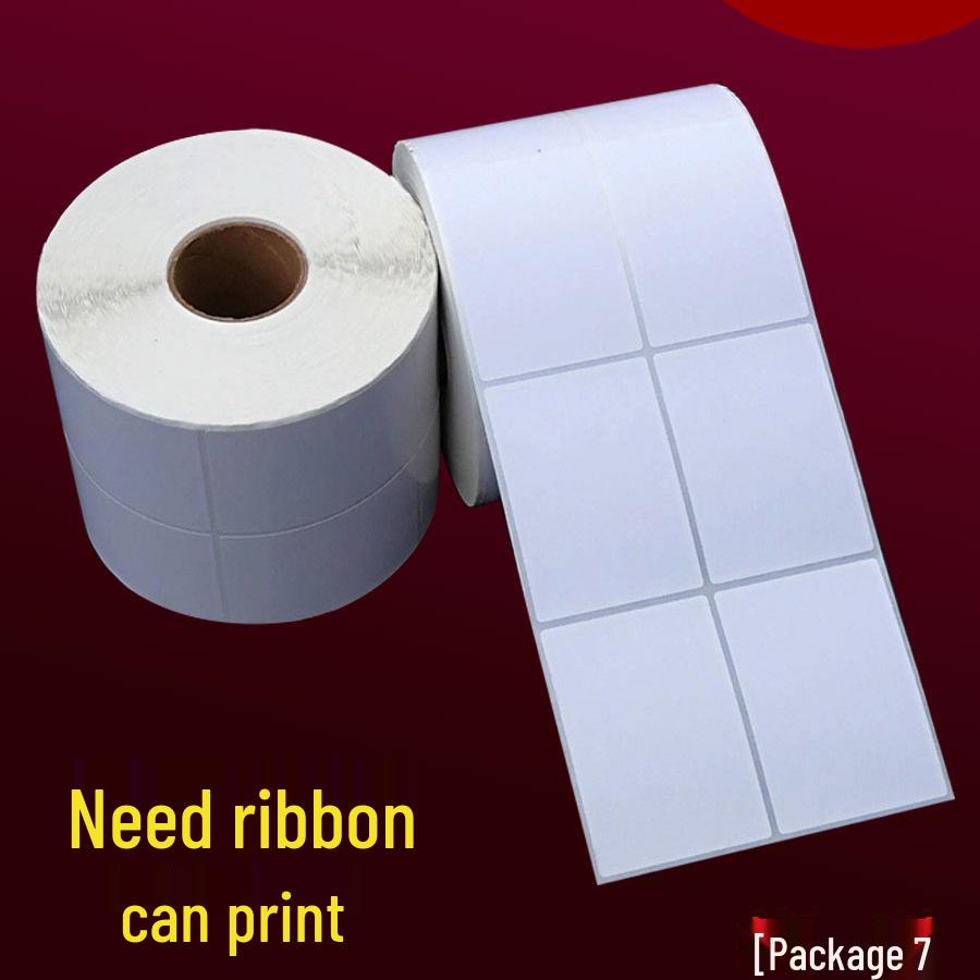 Self-Adhesive Coated Barcode Label Paper, 100x150mm, Various Thicknesses