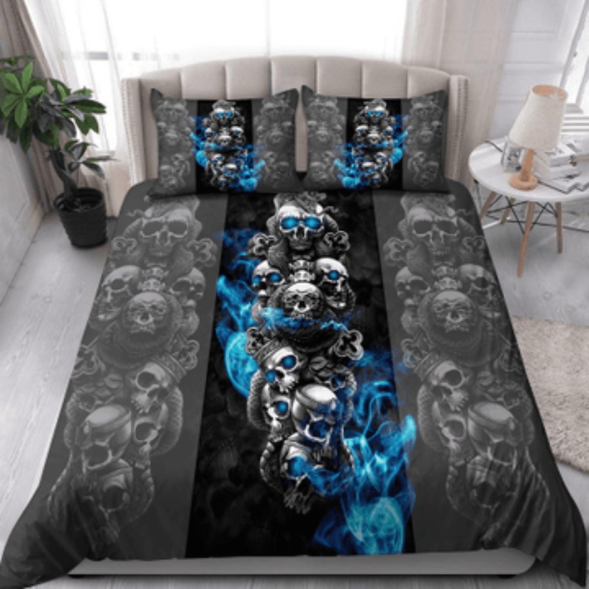 

Комплект постільної білизни Cover Suit Tmarc Tee Viking Odin Raven Vegvisir Thunder Set SupKing 220x260cm