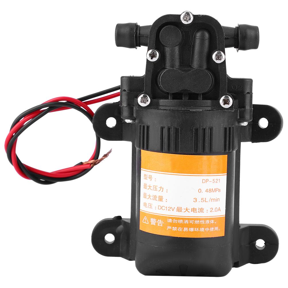 High Quality Plastic Mini Diaphragm Water Pump 12V 0.48MPA 3.5L Min