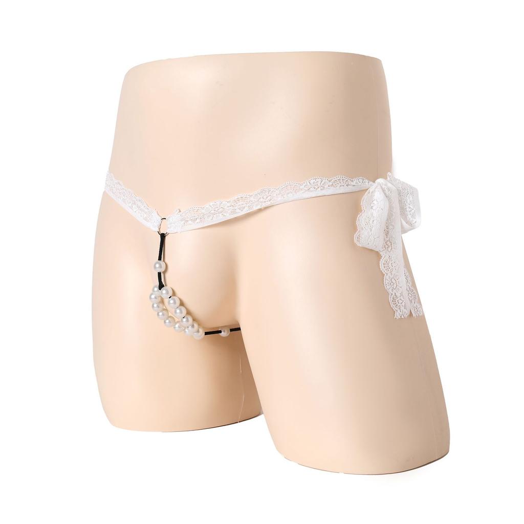 2025 New Thong Seduction Panties Lace Pearl Sexy Passion Sexy Thong