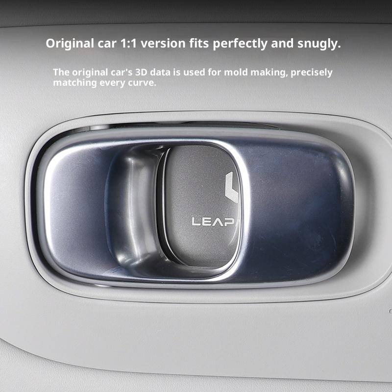 For Leapmotor B10 B01 Inner Door Bowl Sticker Interior Modification Door Handle Protection Sticker Stainless Steel Decoration