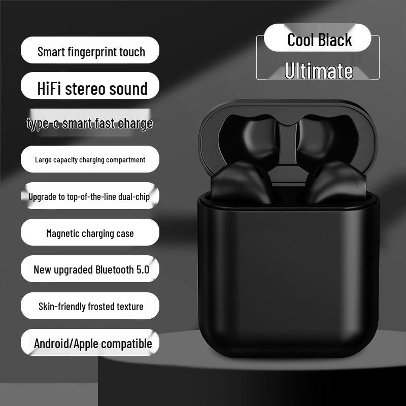 2026 True Wireless Noise-Cancelling Earphones: Long-Wearing, Pain-Free, Ideal for Running and Compatible with Apple & Android.