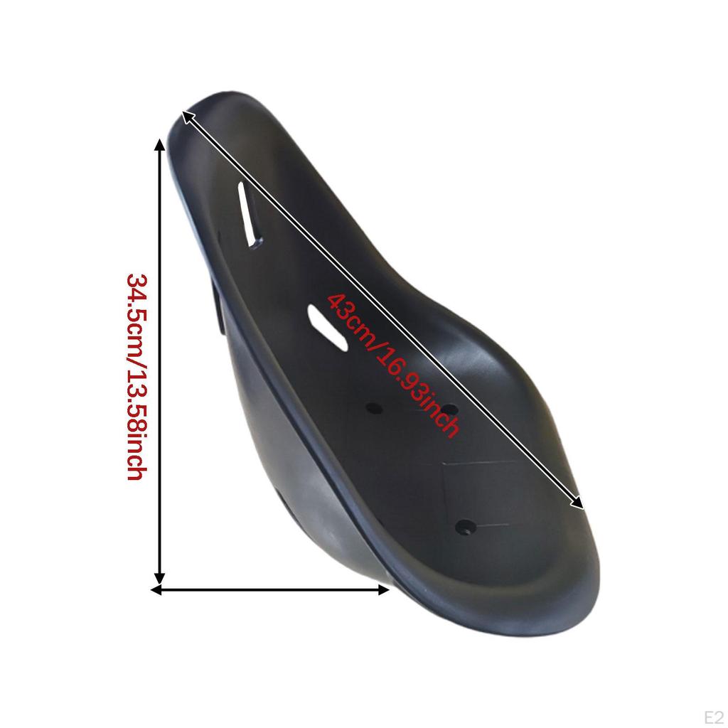 Go Kart Seat Replacement, Ergonomic Cart Backrest Saddle for ATV UTV Trike Balancing Vehicle