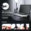 NEEWER BASICS Tabletop Ring Video 680 USB Stand and Smartphone Holder iPhone Actress Light for Live Zoom and YouTube Shooting 7-inch Light, Light,
