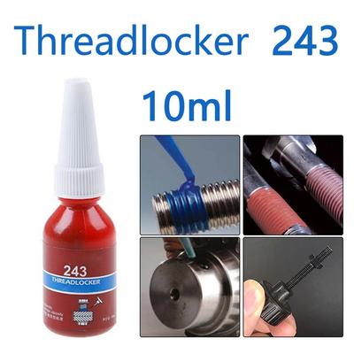 10ml Threadlocker 243 Strength Threadlocker Blue Locktite Anaerobic AdhesiveFor Screw Rust / Screw Not Tight For Pipe Thread