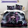 3pcs Custom Name Fantasy Night Elegance Bedding Set Printed Bedding Set Duvet Cover Closure Includes 1 Duvet Cover & 2 Pillowcases Bedroom Decor