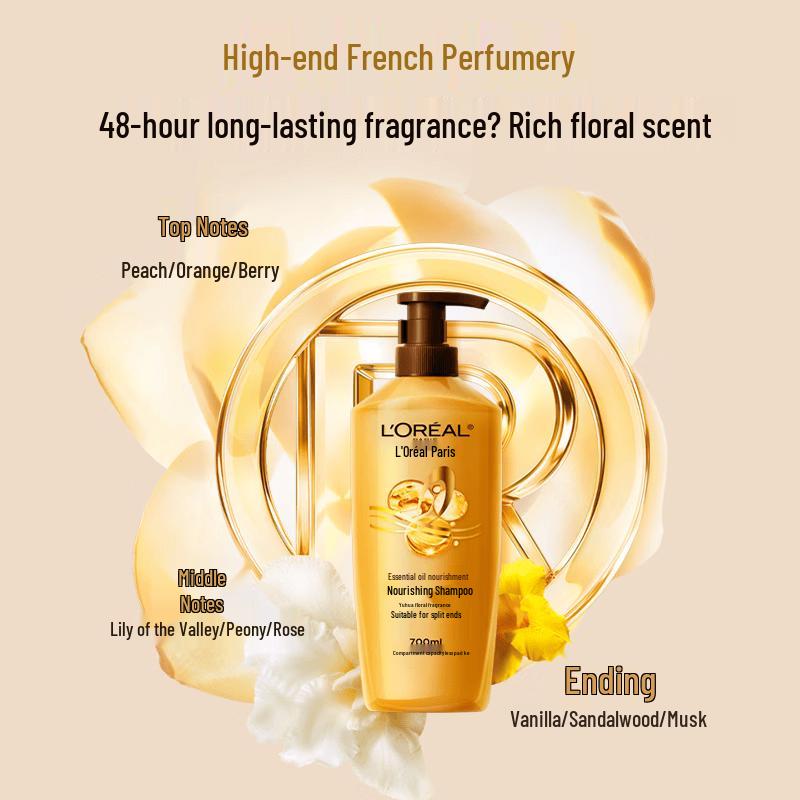 

L Oréal Essential Oil Nourishing & Smoothing Shampoo