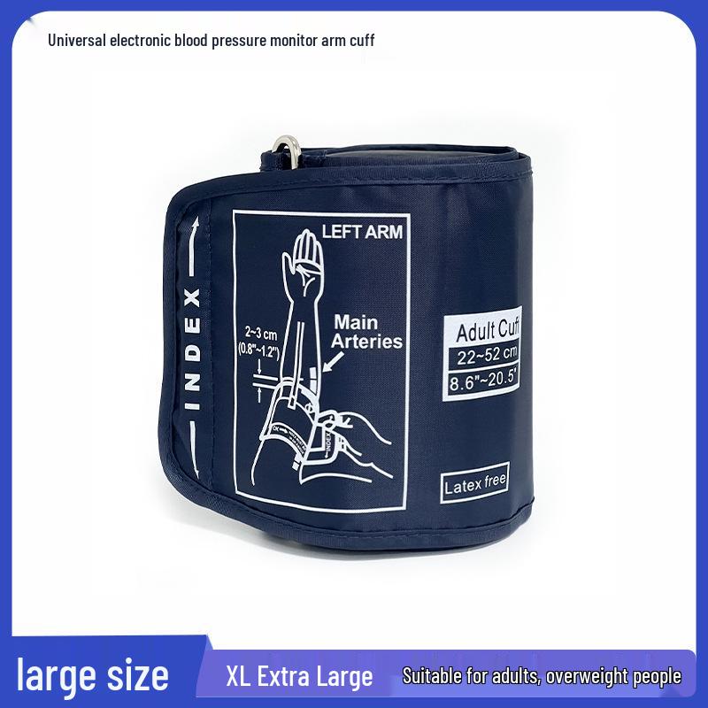 Upper Arm Blood Pressure Monitor with Extended Cuff