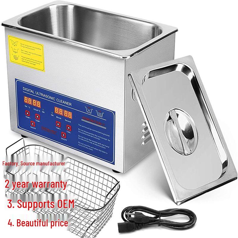 

Compact Ultrasonic Cleaner for Export Markets 009S - 1.3L Ultrasonic Cleaner