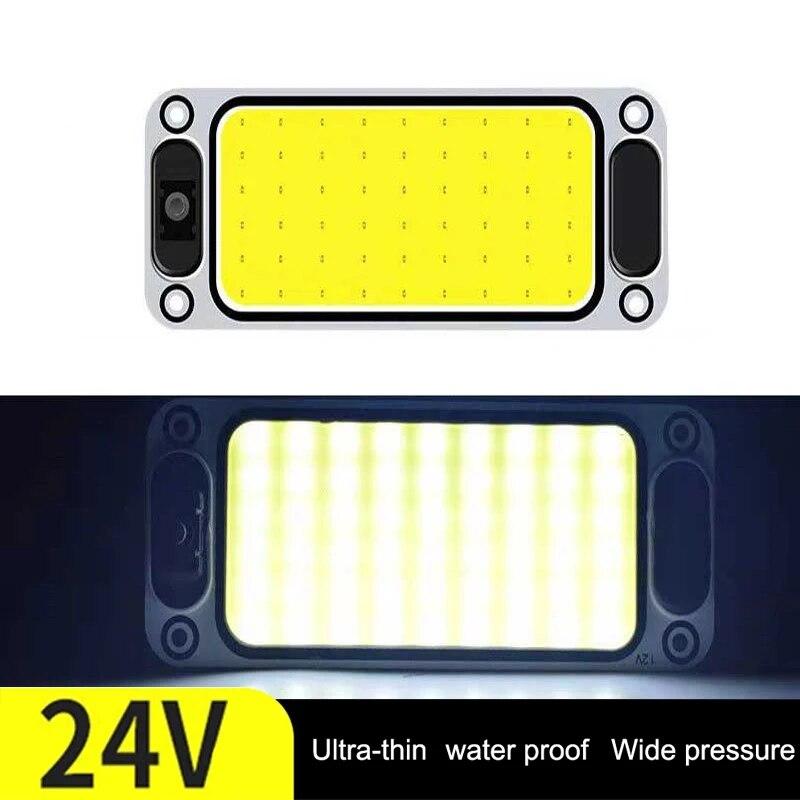 

Світильник для читання в салоні автомобіля вантажівки 12/24 В, 54 світлодіодні надяскраві світильники для кабіни купола на даху автомобіля 24V