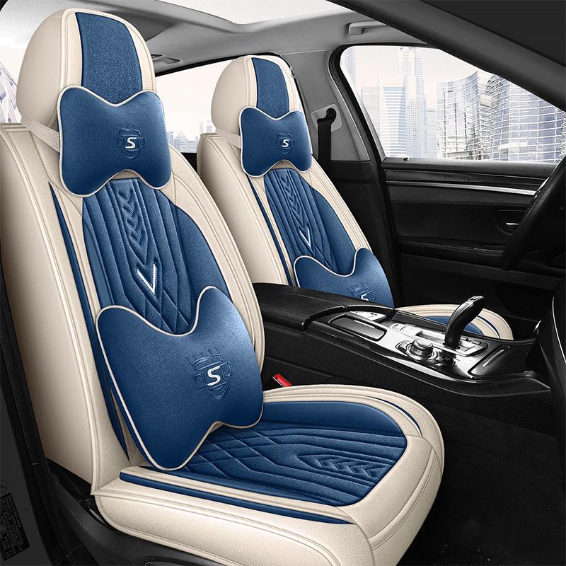 Neuer Stil Four Seasons Universal-Autositzkissenbezug aus Leinen