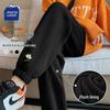 JEANSWEST CLUB Women's Fleece-Lined Loose Fit Cuffed Jogger Sweatpants